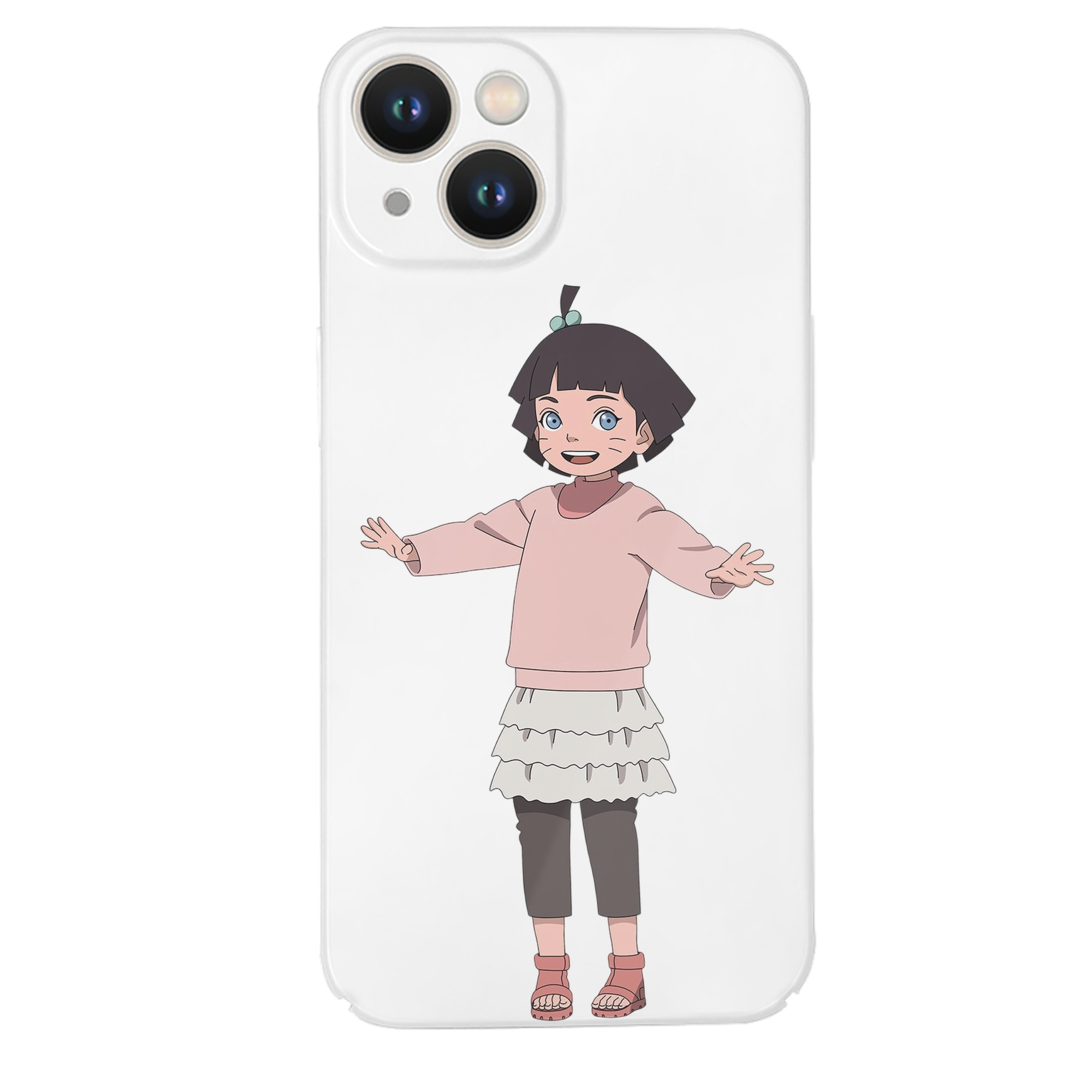（画像用） NARUTO -ナルト- うずまき ヒマワリ Uzumaki Himawari 【iPhone 14シリーズ対応】ハードケース